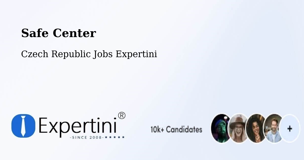 Safety Center – Vidče - Czech Republic Jobs Expertini